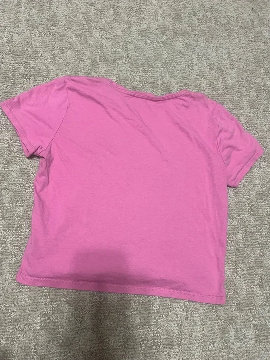 Hurley Hot Pink Logo T-Shirt - Picture 3 of 4